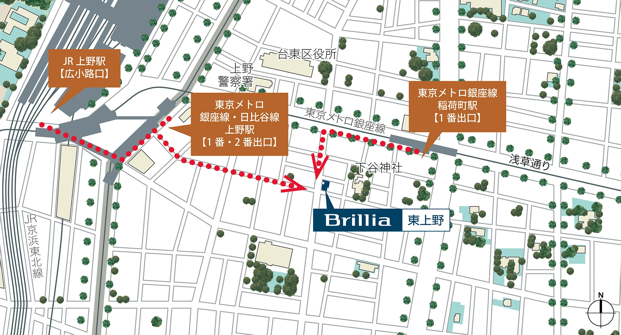 現地案内図